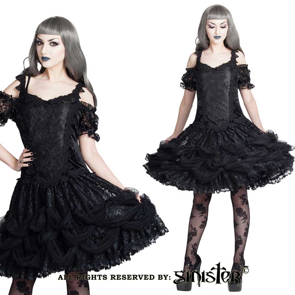 Sinister - 974 Robe courte - Noir